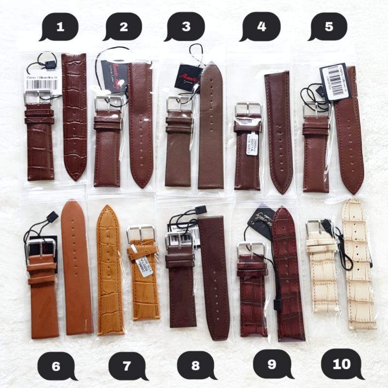 Strap Kulit Jam - Avante Italy Ukuran 24