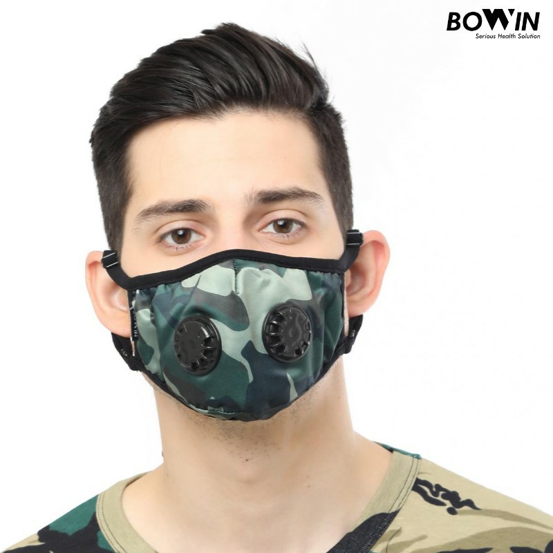 Bowin Masker N99 CV  Special Edition Masker Motor  Masker Polusi ARMY