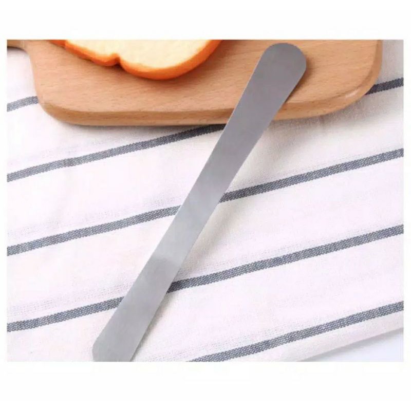 Spatula cake stainless / pisau chiffon