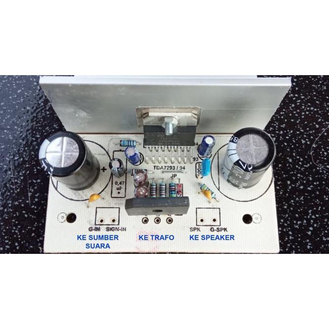 Favorit] Kit Chip Amp Tda7294 Power Amplifier Dg Psu 100 Watt Jernih Mantap