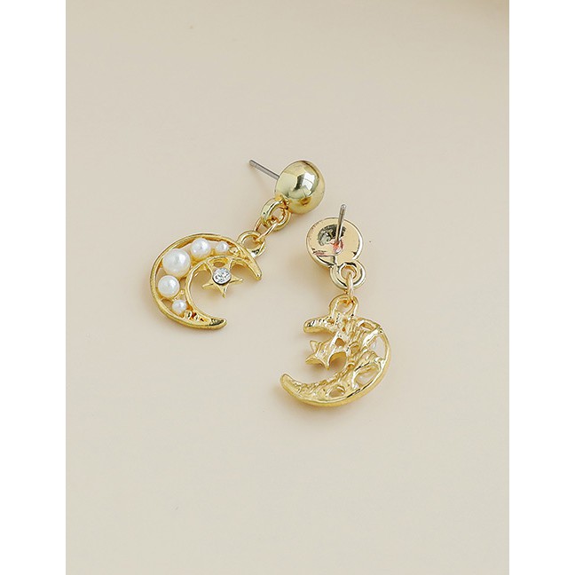 LRC Anting Tusuk Fashion  Alloy Flower Earrings P4754