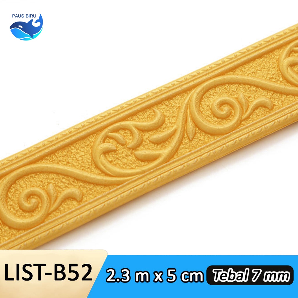 Wallpaper List Foam Wallborder Foam 3D / Wall Border List / List dinding 3D 2.3 Meter-LIST B52