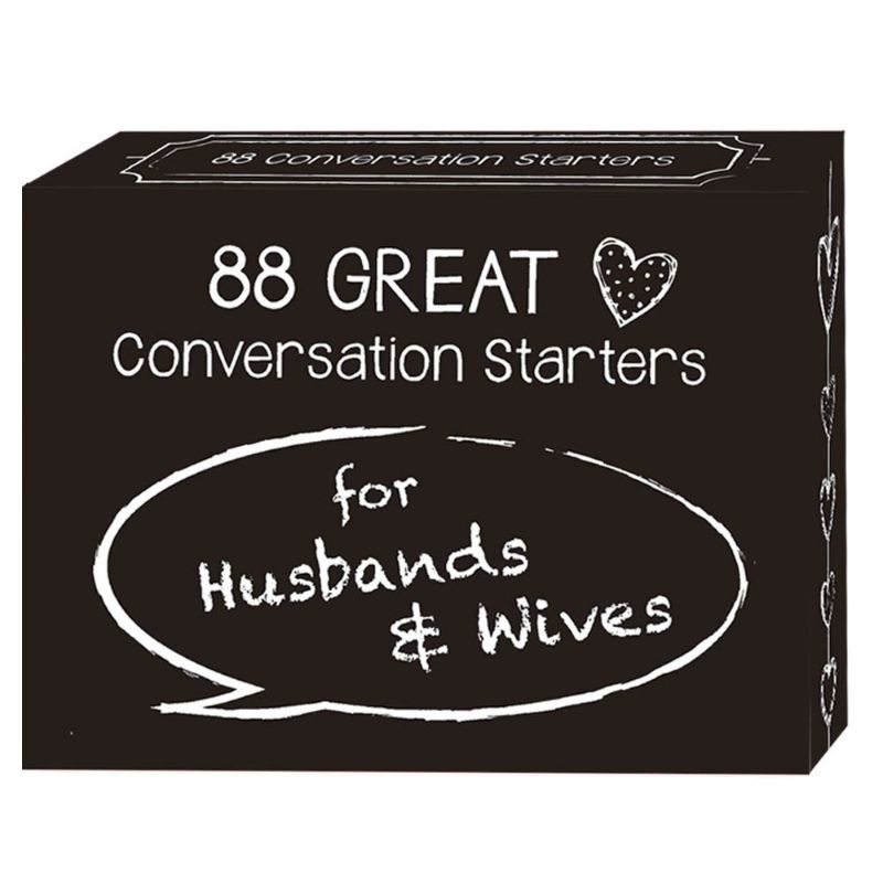 88 Great Conversation Starters For Husbands and Wives Couple Card Games