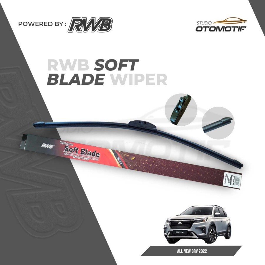 RWB S52 WIPER ALL NEW BRV 2022 SOFT FRAMELESS WIPER WINDSHIELD