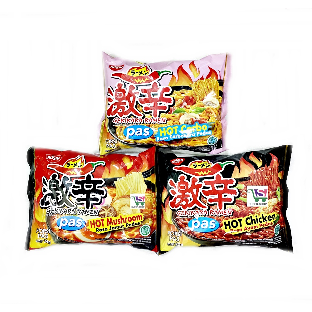 Jual Gekikara Ramen Pas Carbonara Hot Chicken Mushroom Nissin Mie