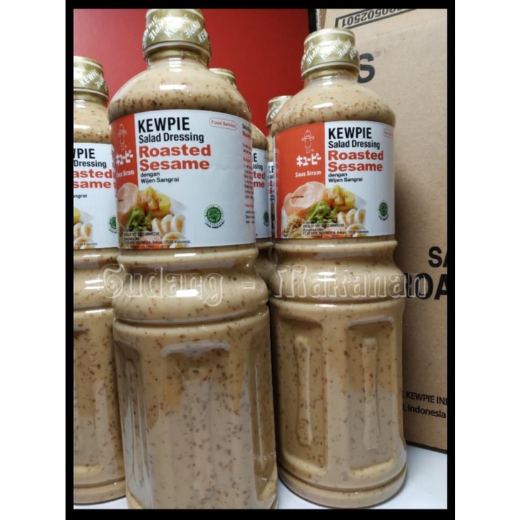 

TERBARUU!! Kewpie Salad Dressing Roasted Sesame 1 Liter / Saus Wijen TERBARU