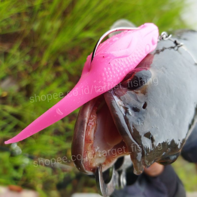 Soft Lure Berudu Skipping 12gram Tadpole - Umpan Casting Toman / Gabus