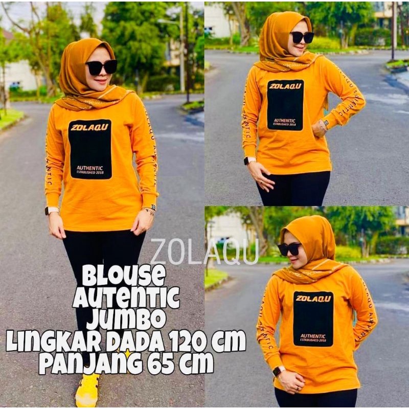 Atasan lengan panjang wanita / Atasan wanita jumbo / Atasan kaos wanita / baju jumbo wanita / baju w