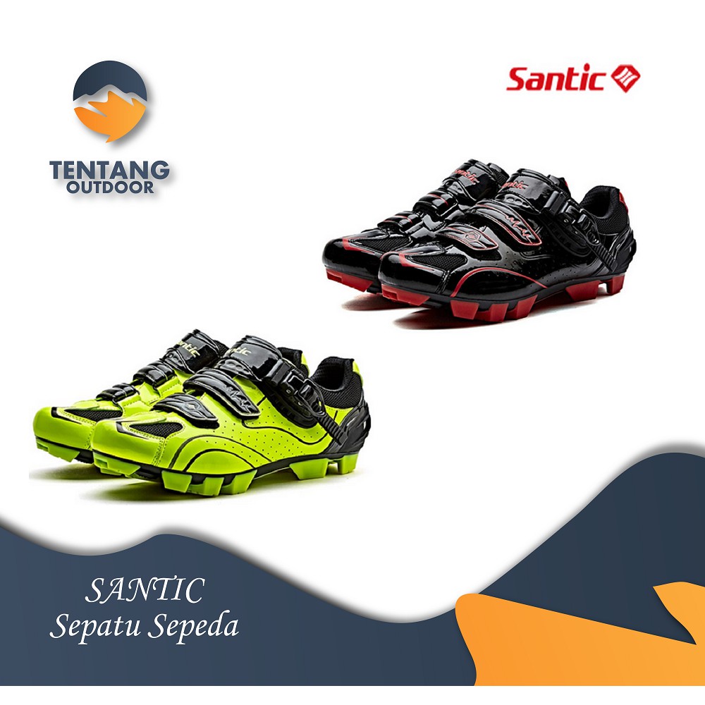  Sepatu  Sepeda  SANTIC WMS17001 Cycling Shoes Cleat Shopee  