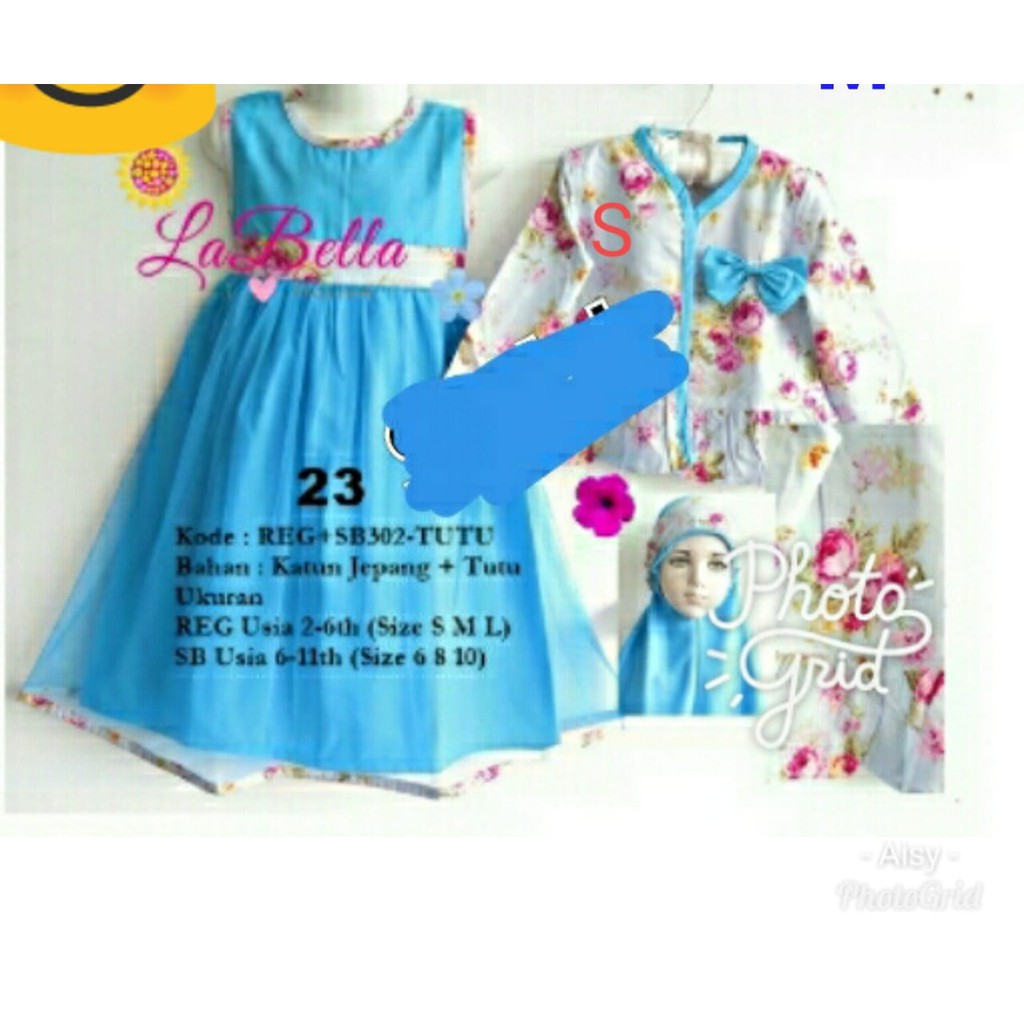 GAMIS BAJU ANAK LABELLA