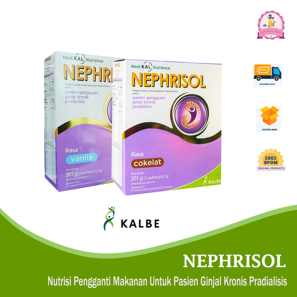 

Nephrisol - Vanilla & Capucino - Susu Tinggi Protein Untuk Pasien Ginjal Pre dialisis