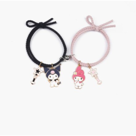 2Pcs Gelang Tali Karet Magnetik Desain Astronot Cinnamoroll Isi 1 Pasang Untuk Pria Dan Wanita-3#2 buah