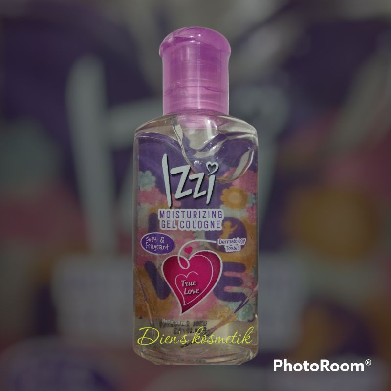 TERLARIS  IZZI Moisturizing Cologne Gel Ungu True Love 50ml | Parfum Gel Izzi Ungu