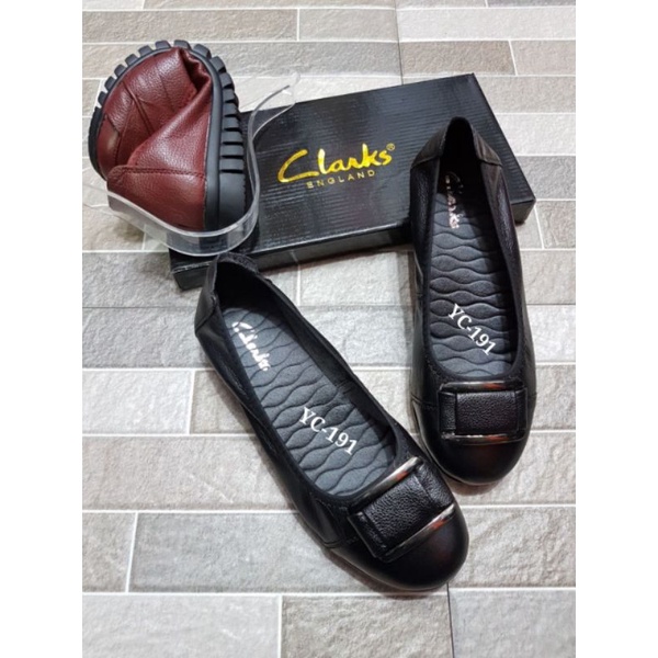 Clarks YC-191 Flat* *ORIGINAL KULIT ASLI 100%*