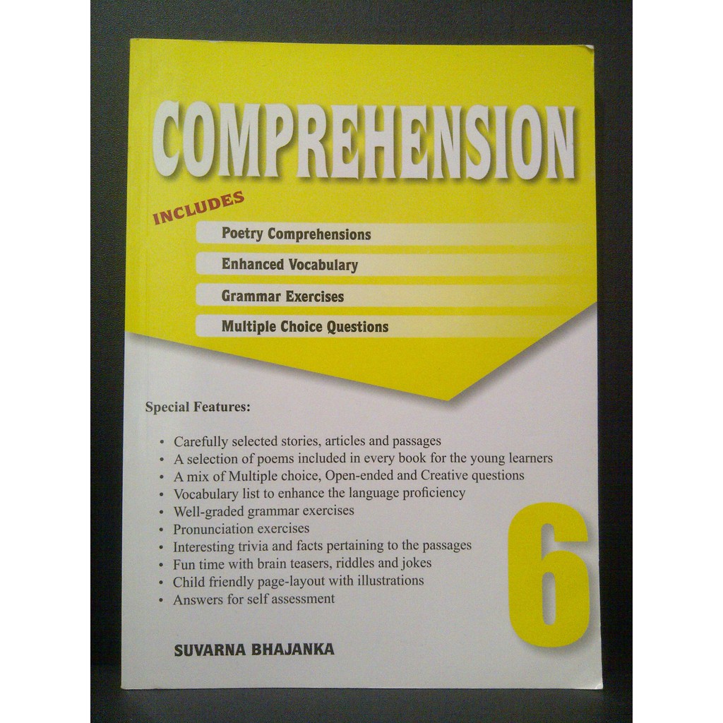 

Buku Import Workbook Comprehension 6 by Suvarna Bhajanka Blueberry Books