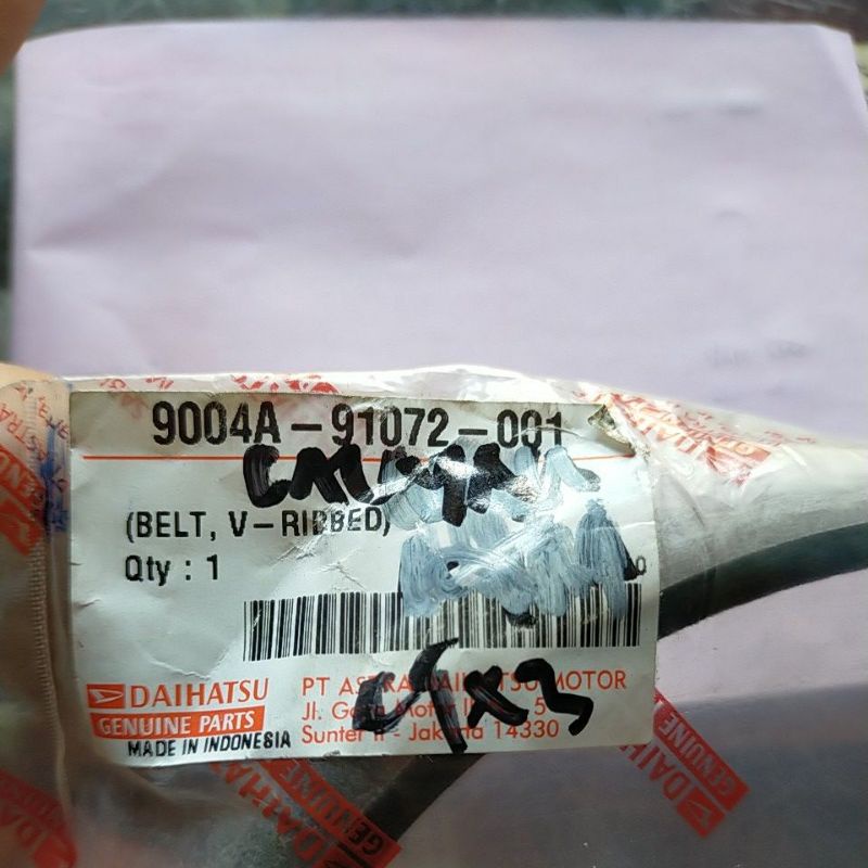 Fan Belt CALYA 1.2 (6PK1162)