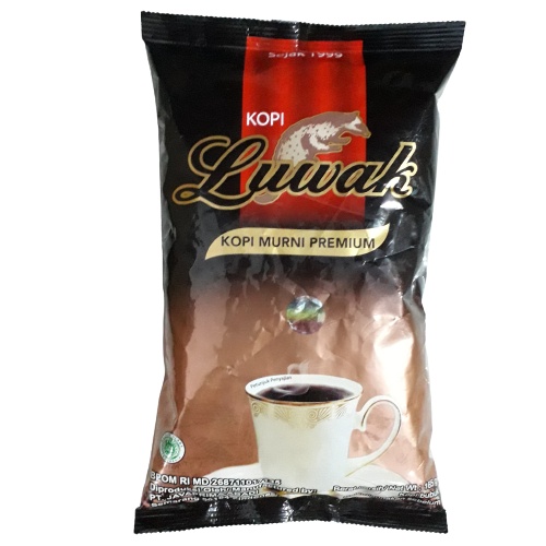 LUWAK KOPI MURNI PREMIUM 165 GRAM/centraltrenggalek