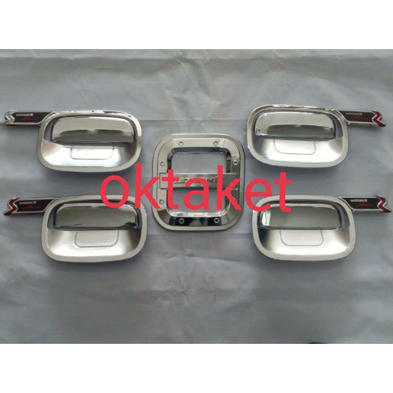 paket outer handle tank karimun wagon R activo chrome jsl