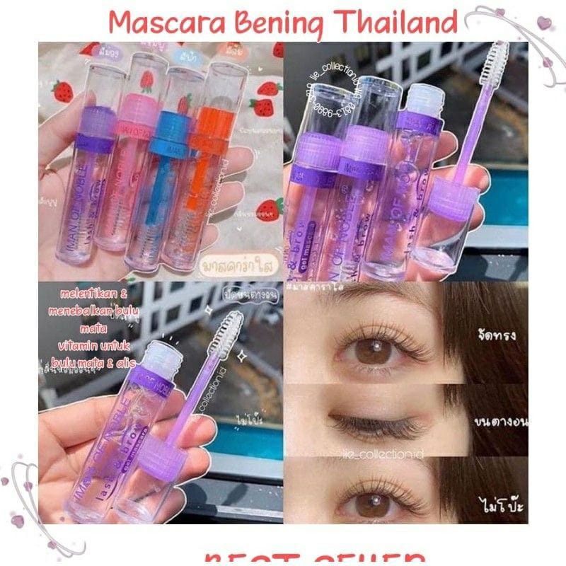 Iman Of Noble Mascara Gel Bening Pelentik / Pemanjang Bulu Mata / Maskara transparan gel bening