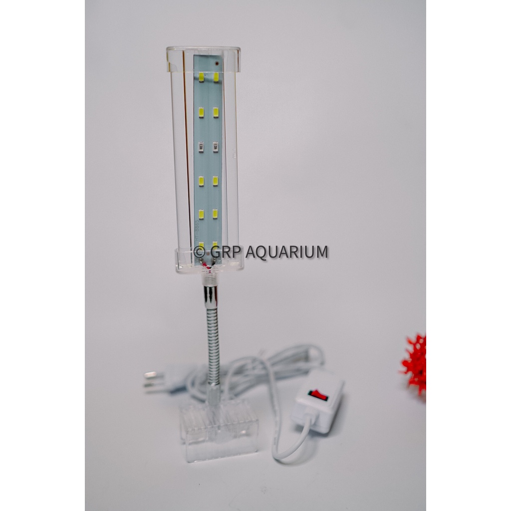 Jual Lampu Aquarium Aquascape Model Jepit Yamano 3 Watt | Shopee Indonesia