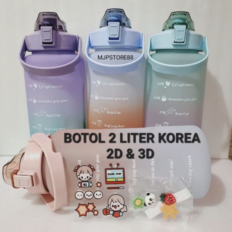 Botol Minum Motivasi ( PASTEL ) Motivational Bottle Water