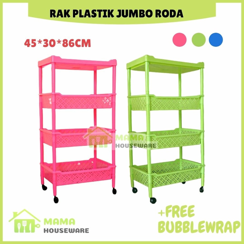 Rak Plastik Jumbo - ZLG / Rak Susun 4 / Rak Susun Serbaguna