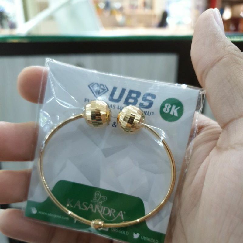 gelang bangle emas model tinju ukir