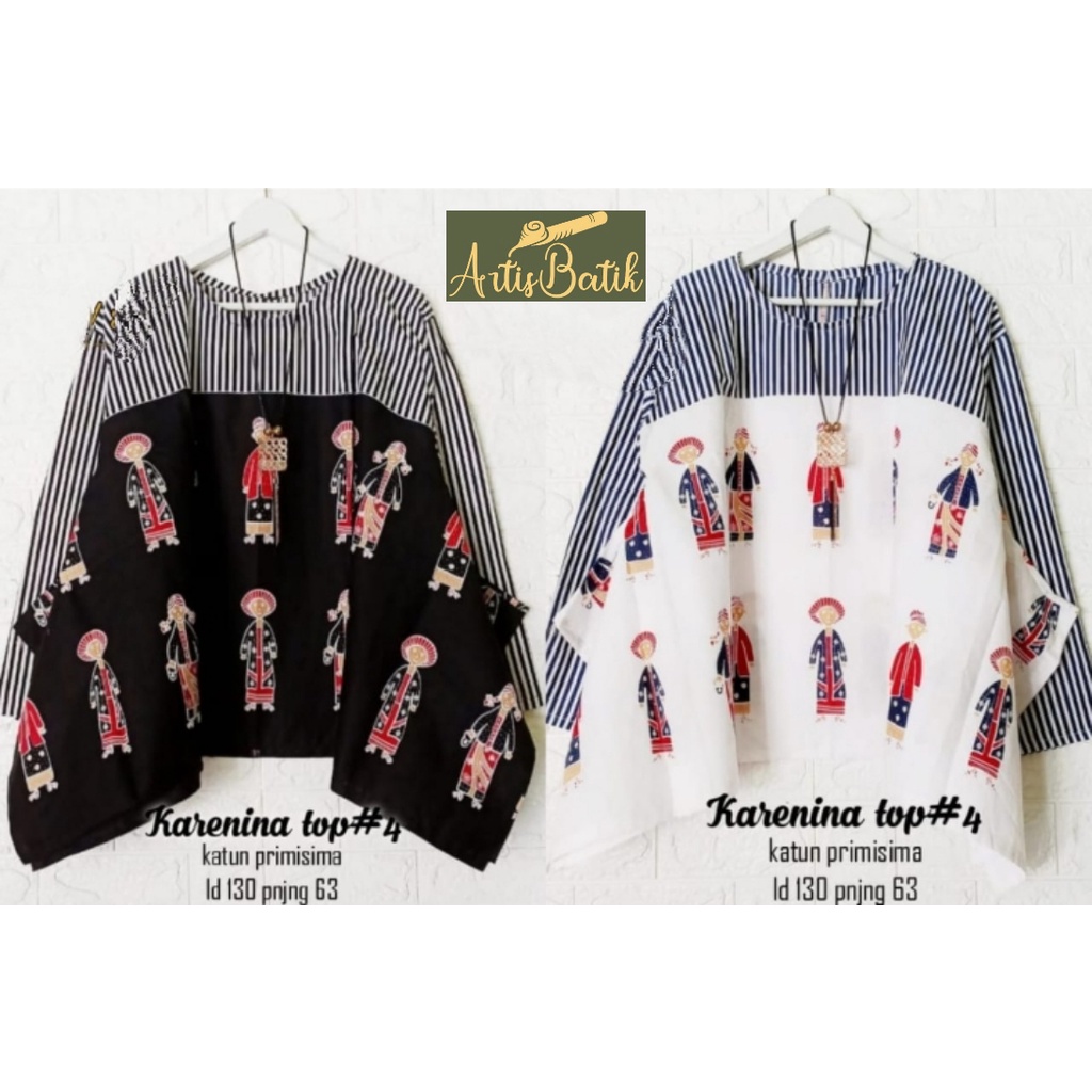 NEW ARRIVAL BLUS BATIK KARTINI KARENINA TOP #4  ATASAN ETHNIC ETNIS JVANESE TRADISIONAL EXCLUSIVE BL