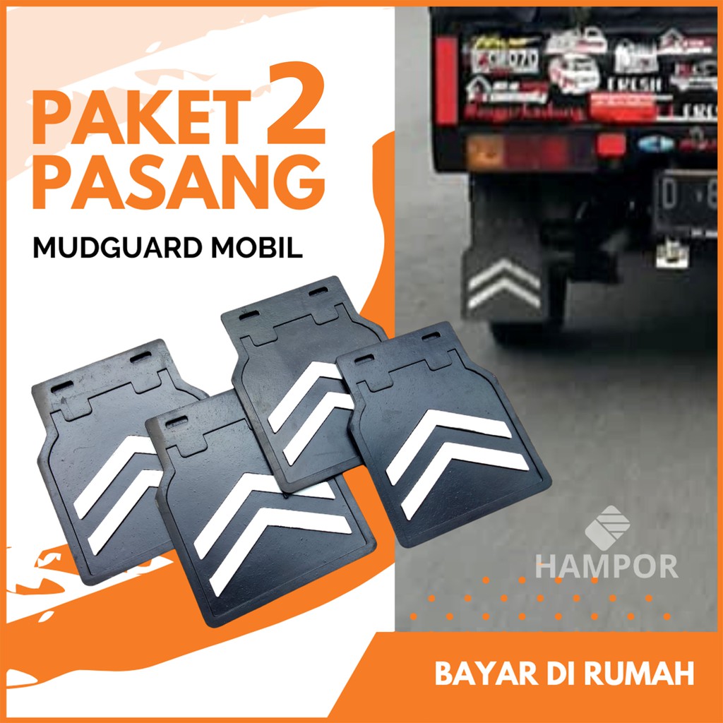 Jual Paket Promo Pasang Karpet Lumpur Mud Guard Mobil Universal Pickup L Xenia Kijang