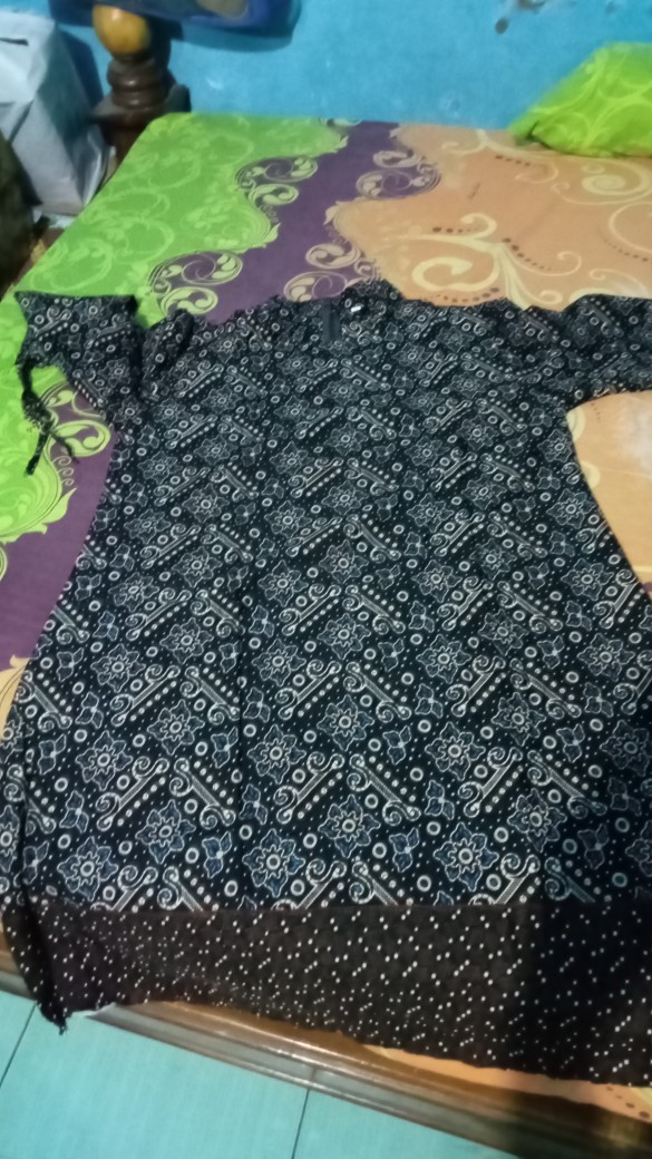 Terlaris Serut Genes Jelita  Tunic Navbor Yelbor Whitbor Atasan Tunik Batik Wanita Modern M L Xl Xxl