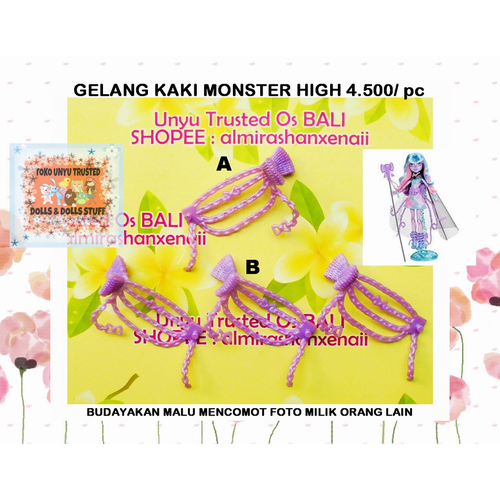 (G.E.L.A.N.G) Boneka Monster High Mattel "SMALL" / Monster High (ORIGINAL - River Styxx) - UNGU G10
