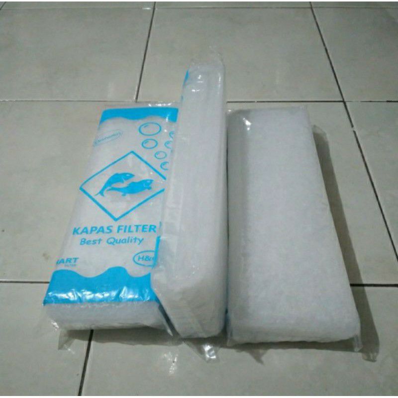 kapas filter aquarium murah banget isi 3 lapis