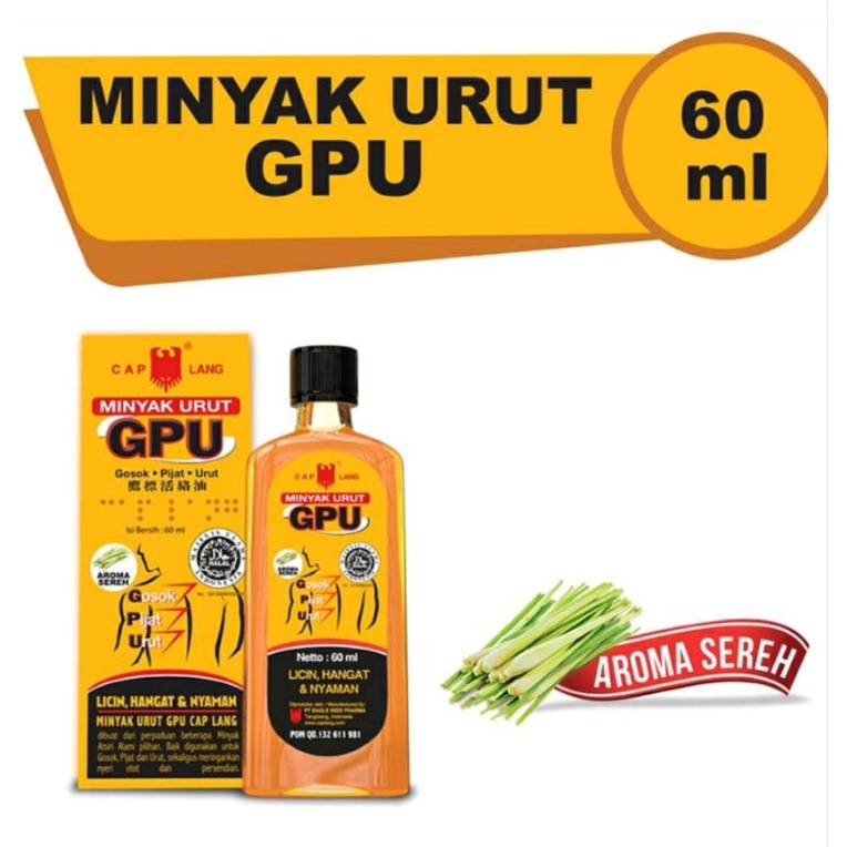 GPU minyak urut 60 ml