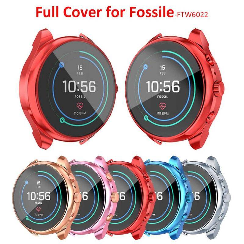 Casing Pelindung Bahan Tpu Untuk Smartwatch Fossil Ftw6022 41mm