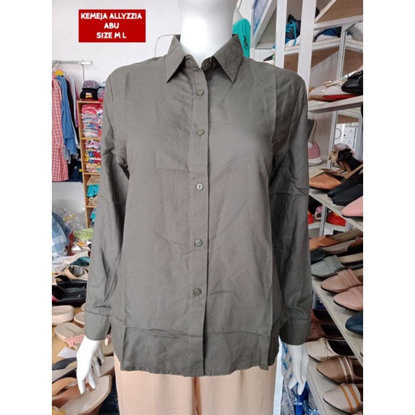 KEMEJA WANITA ALLYZZIA BRANDED MATAHARI MURAH ALLYKMJ926