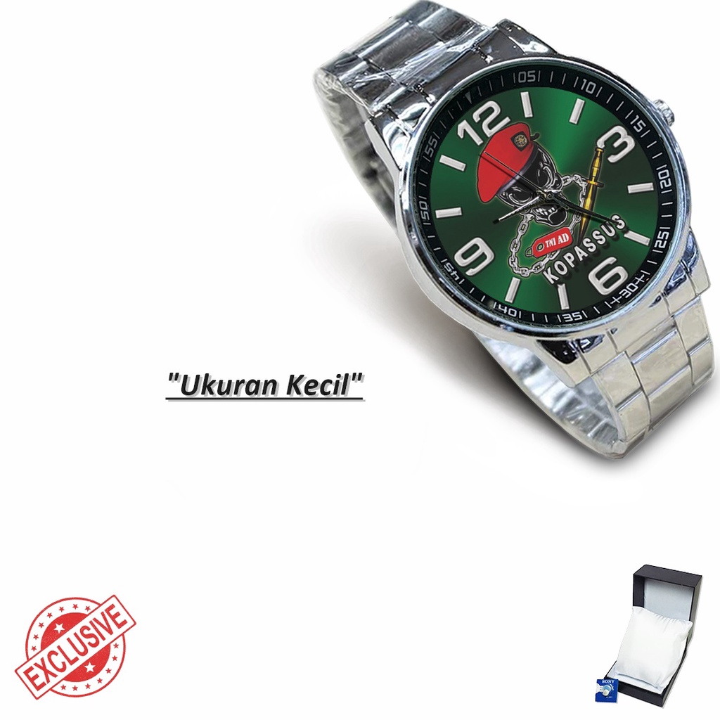 Jam Tangan Rantai Couple KOPASSUS 02 (Keren)