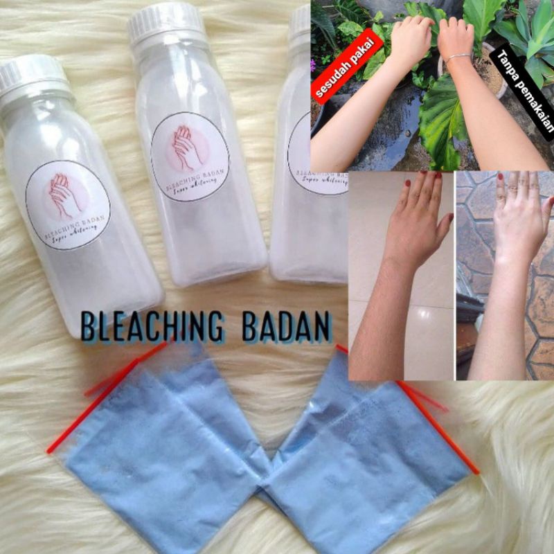 ‼️READY‼️BLEACHING BADAN DOSTING 100ml / BLEACHING BADAN GRADE A/ BLEACHING BADAN SUPER WHITENING/ SERBUK PEMUTIH