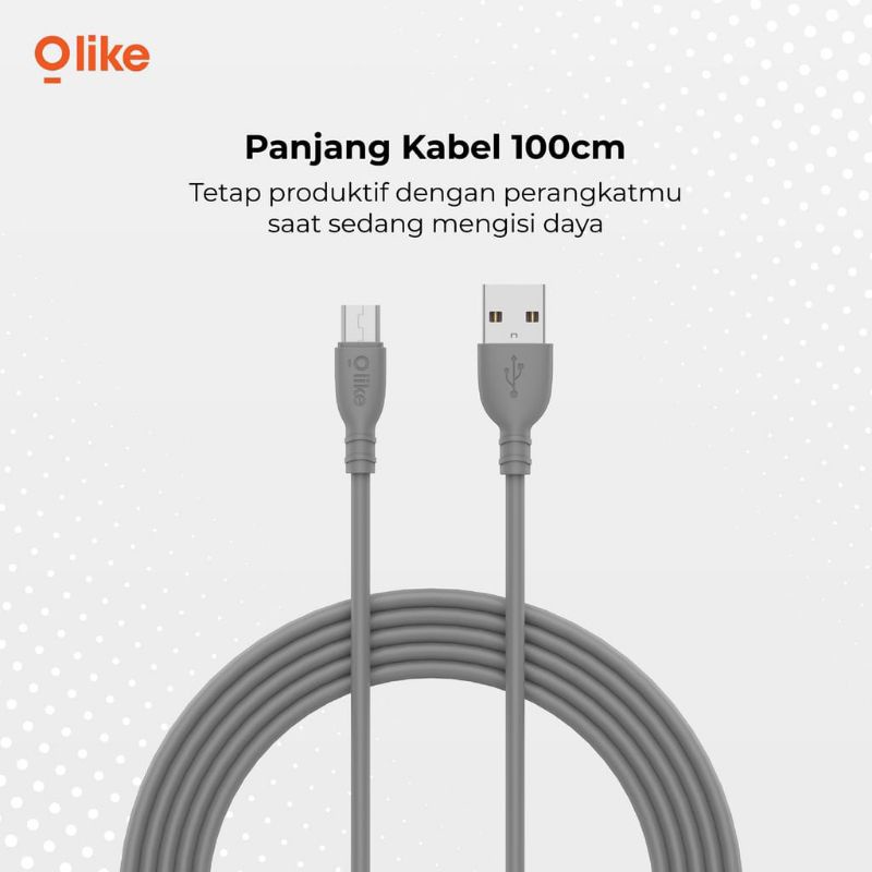 OLIKE D301 KABEL DATA MICRO USB 2.1A 100 CM