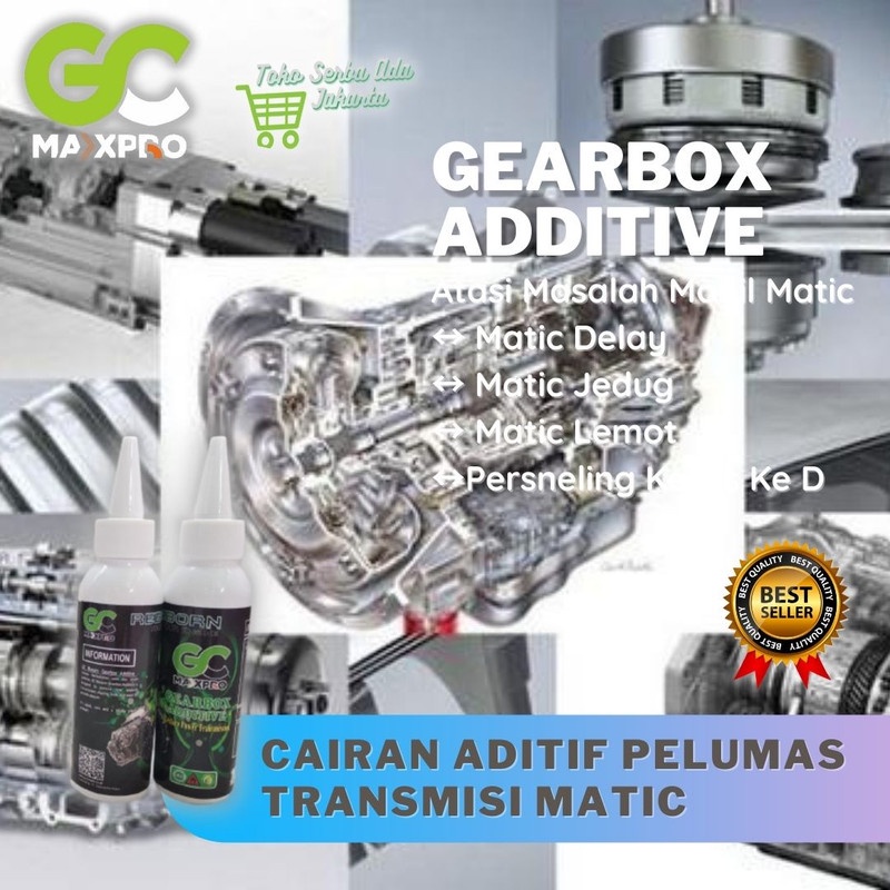 ADITIF MATIC GC MAXPRO GEARBOX ADDITIVE 75ML CAIRAN OLI MATIC GEARBOX ADDITIVE GC MAXPRO 75 ML