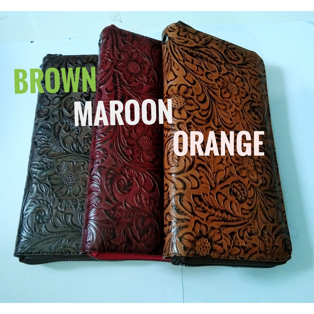 dompet wanita panjang kulit asli