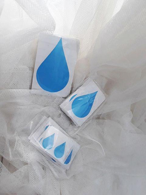 Rain Drops Wallsticker Walldecal Stiker Dinding Hiasan Dinding Pajangan Dinding