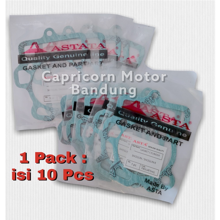 isi 10 Paking Gasket Blok Boring Bawah SHOGUN R LAMA NEW KEBO ASTA