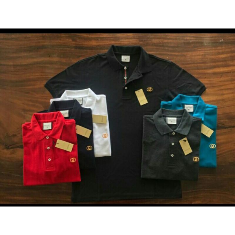 KAOS KERAH/POLO SHIRT GUCCI ORIGINAL IMPORT