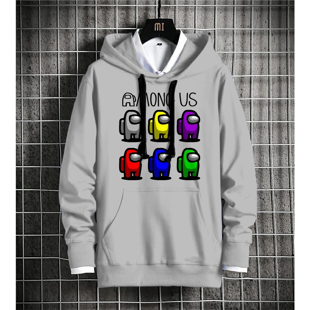 HOODIE ANOUN US PELANGI BAHAN FLEECE - A5GARD88