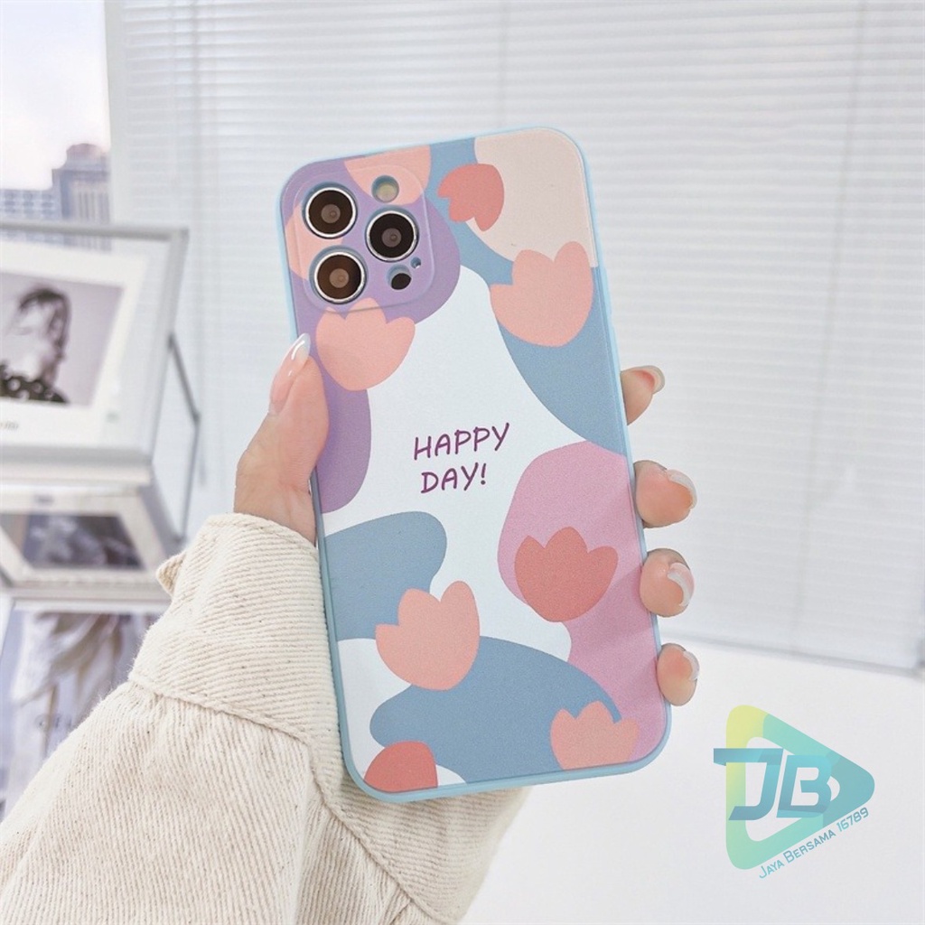SOFTCASE MACARON PELINDUNG KAMERA CUSTOM GOOD DAY OPPO VIVO SAMSUNG REALME XIAOMI IPHONE INFINIX FOR ALL TYPE JB5827