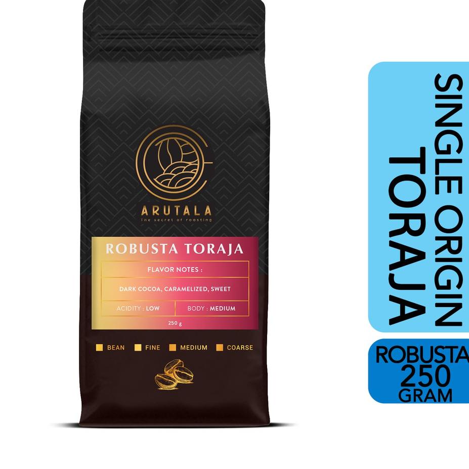 

Pasti Ada ARUTALA Kopi Toraja Rantebua Robusta Coffee 250 gram'