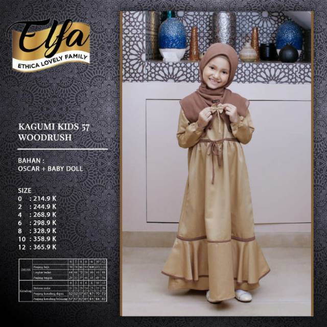ETHICA GAMIS ANAK set hijab / KAGUMI KiDS 57