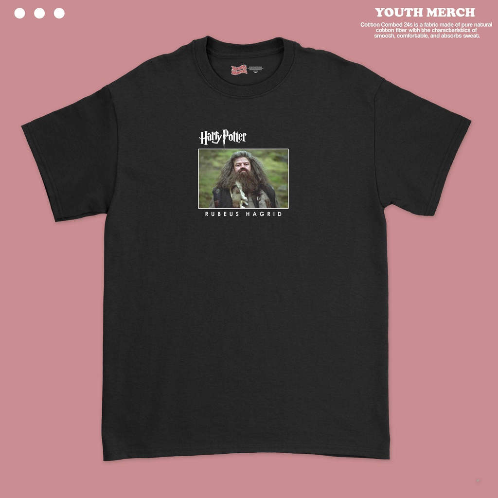 Kaos Movie Rubeus Hagrid - Movie Merch | Unisex | Baju Rubeus Hagrid | Harry Potter Tees