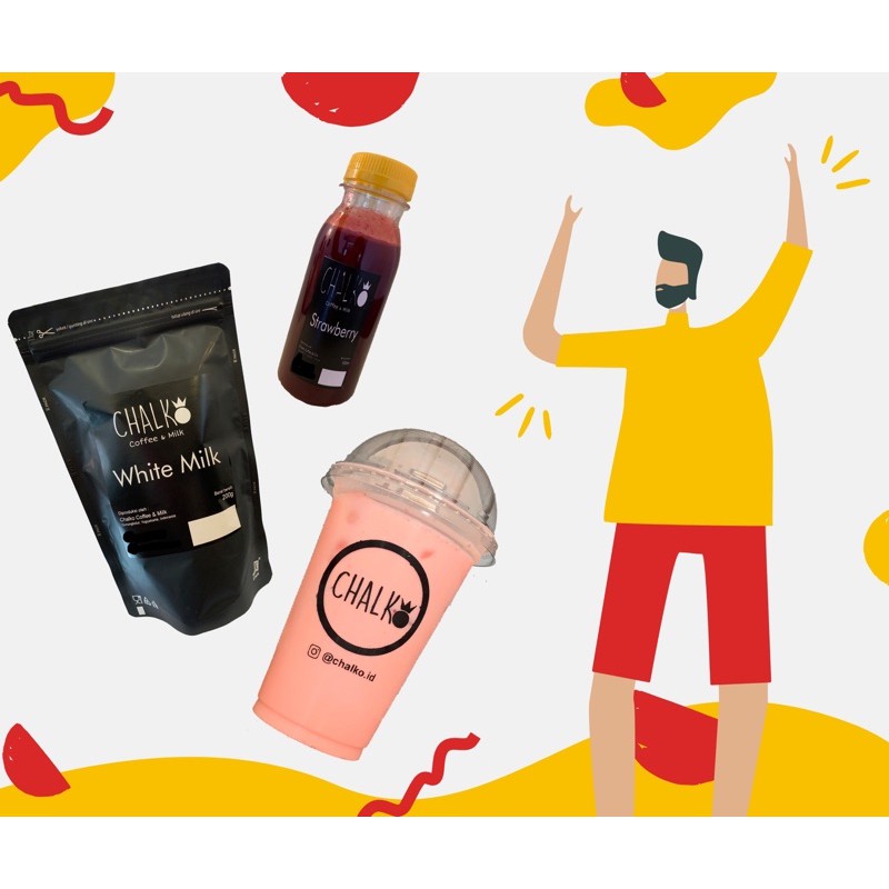 

Paket Susu Strawberry CHALKO