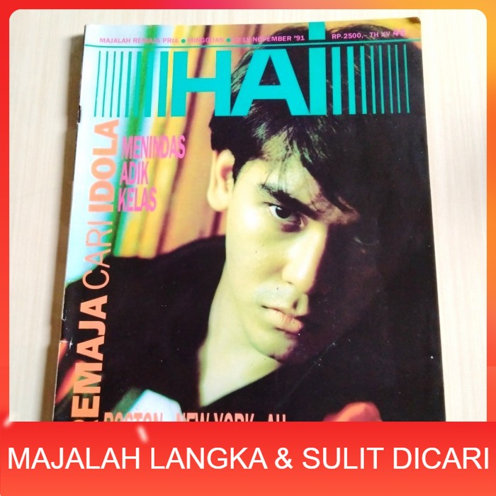 Majalah HAI No.46 Nov 1991 IWAN BAGUS Langka